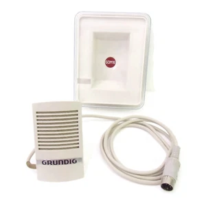 VTG Grundig GDM16 Dynamic Microphone w/ Case ~ 3 Pin DIN Plug (LOT B) - Picture 1 of 9