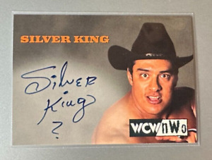 SILVER KING WCW nWo Topps 1998 Autograph Auto VERY RARE WWE WWF AEW Panini