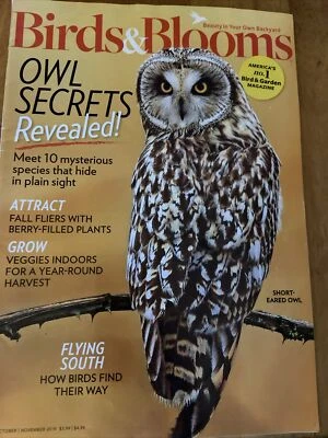 Birds & Blooms Magazine - October/November 2019 - Owl Secrets, Flying South - Image 1 of 2