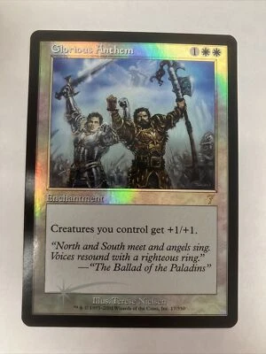 Glorious Anthem - Foil - MTG - 7th Edition - 17/350 - LP/MP - Image 1 of 2