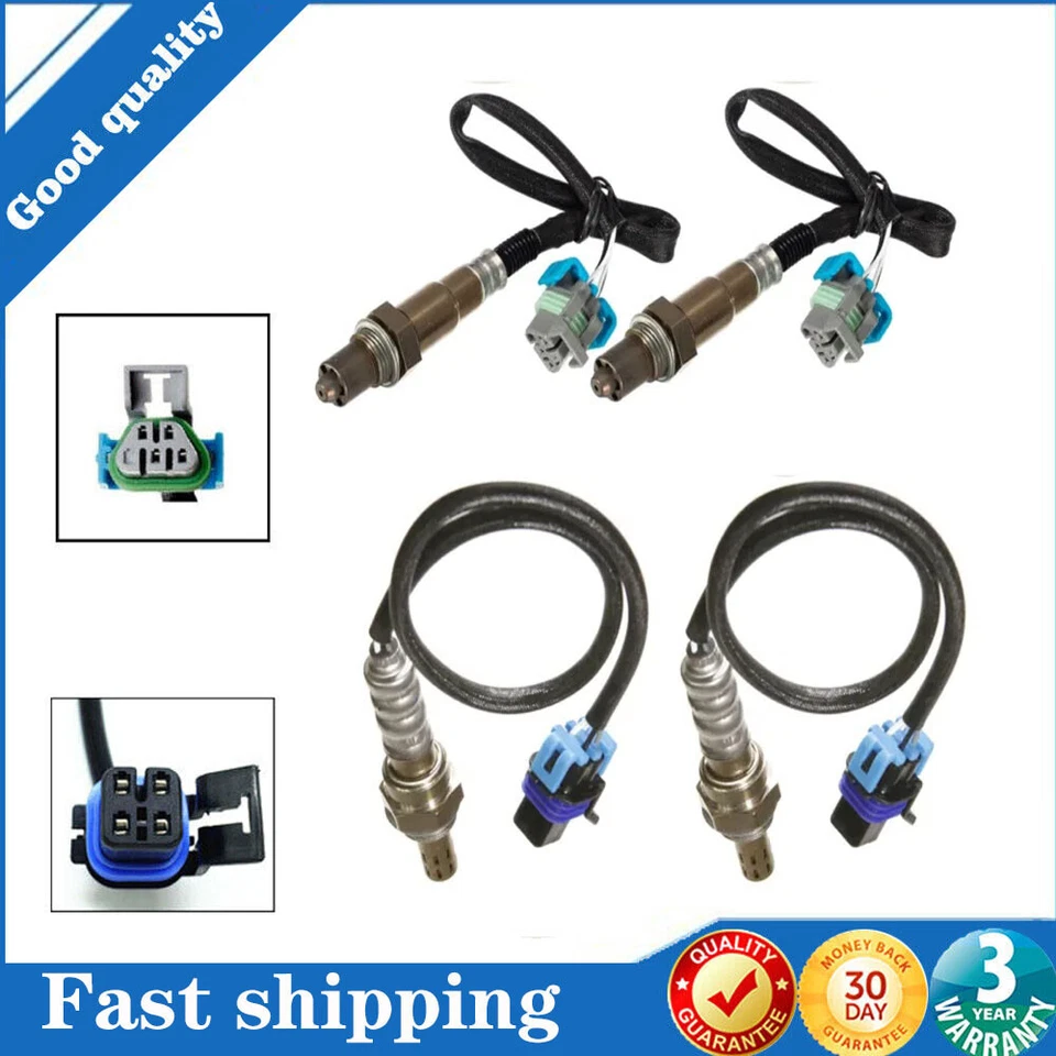 Sensor de oxígeno ascendente+abajo 4 piezas para GMC Sierra 1500 Yukon 2006 y Chevrolet Tahoe 5,3 L Foto 1 de 4