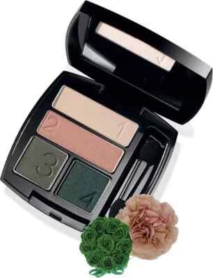 Avon True Color Eyeshadow Quad  EMERALD CUT   ~ NIB ~ NEXT DAY SHIPPING - Image 1 of 4