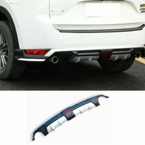 Fit For Mazda CX-5 CX5 2017-2021 Rear Bumper Diffuser Splitter Lip Molding Guard - Picture 1 of 4