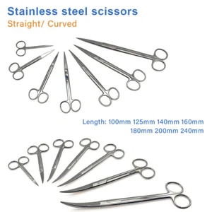 Dental Surgical Scissors Cosmetic Plastic Surgery Scissors Operating Scissors - Picture 1 of 33