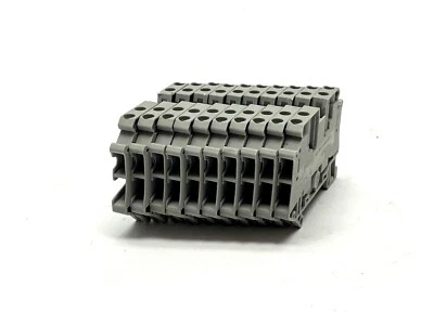 Phoenix Contact UT 4-QUATTRO Feed-Through Terminal Blocks 3044571 LOT OF 10 - Image 1 of 4