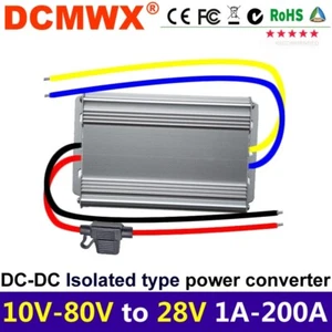 DC-DC Isolated 12V24V36V48V60V72V80V to 28V power converter buck boost regulator - Picture 1 of 148