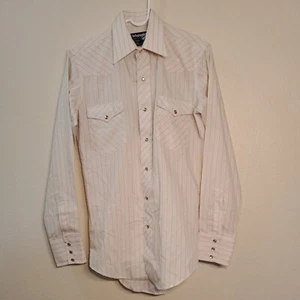 Wrangler Cowboy Cut Long Tail Made In USA 14 1/2×33 single needle tailoring - Picture 1 of 8