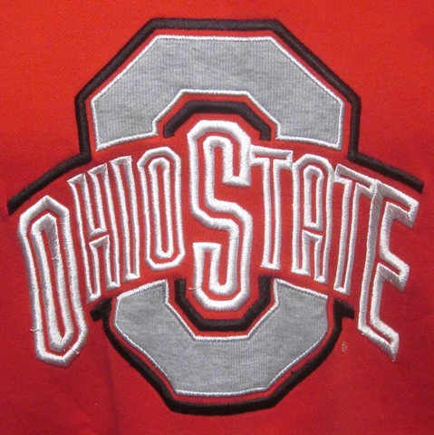 OHIO STATE UNIVERSITY hooded XL sweatshirt Buckeyes hoodie OSU embroidery Cover