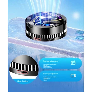 Magnetic Cooling Fan Universal Cellphone Radiator Semiconductor Heatsink Cooler - Zdjęcie 1 z 15