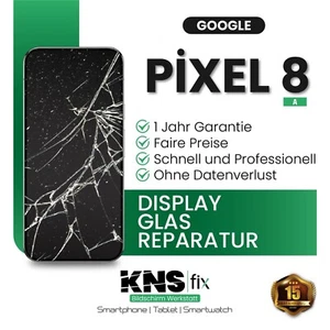 Google Pixel 8A Przednie szkło Naprawa Szkło wyświetlacza Wymiana ✅ 24 godziny | Tanio! - Zdjęcie 1 z 6