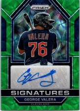 2023 Panini Prizm #SIG-GV George Valera Cleveland Guardians   Auto