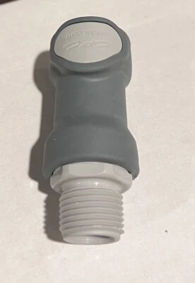 CPC Valved Male Thread Coupling Body 1/2 NPT NS6D10008 NEW - Image 1 of 4