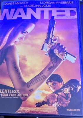 Wanted Angelina Jolie Morgan Freeman Action Movie DVD 2008 Film Foto 1 de 2