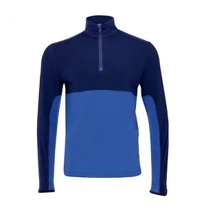 Felpa mezza zip RLX Golf Ralph Lauren uomo traspirante (grande, blu navy) - Foto 1 di 2