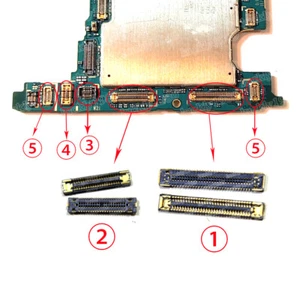 2 X LCD FPC Plug USB board battery plug connector For Samsung Galaxy S21 FE G990 - Picture 1 of 13