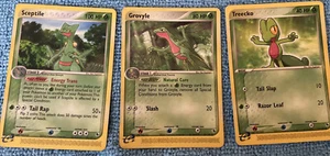 SCEPTILE, GROVYLE, TREECKO Revolution Set Rare Complete Set. Mint Ex Non Graded - Picture 1 of 5