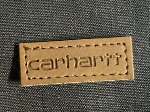 Carhartt Leather Tags Patches stitch on 100%~AUTHENTIC~ 1-1/4”X 1/2” Logo Patch
