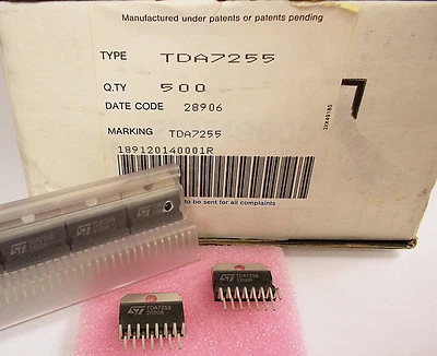 2 pieces TDA7255 | 22W FRONT REAR OR BRIDGE CAR RADIO AMPLIFIER IC| Multiwatt-15 - Image 1 of 4