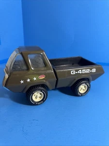 Camioneta pickup Jeep Tonka G-452-8 Army vintage años 70 acero prensado (TF) - Imagen 1 de 14