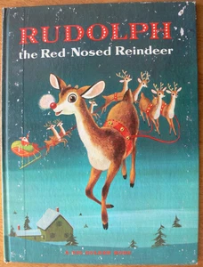 Vintage A Big Golden Book ~ RUDOLPH THE RED-NOSED REINDEER ~ Richard Scarry - Bild 1 von 17