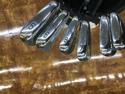 Mizuno Pro 221 Iron Set 5-9,Pw 6pc Flex X Dynamic Gold X100 Steel - Image 1 of 4