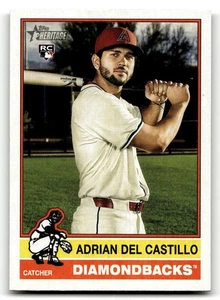 2025 Topps Heritage Adrian Del Castillo #270 RC Arizona Diamondbacks - Picture 1 of 2