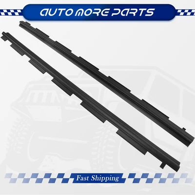 For Chevy C1500 C2500 K3500 Tahoe 2x Front Outer Window Sweep Weatherstrip Seal - Imagem 1 de 4