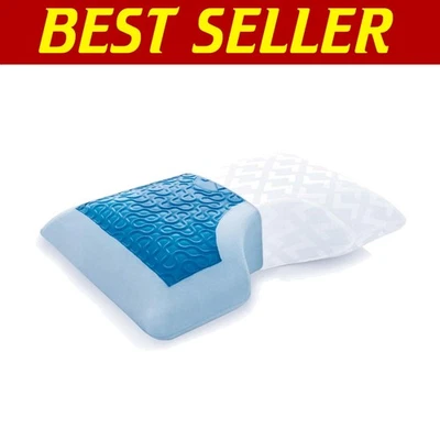 Cooling Gel Memory Foam Pillow for Sound Sleep - Queen Side Sleeper Edition - Image 1 of 4
