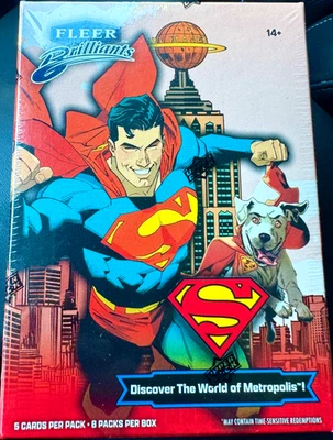 2025 Upper Deck *Fleer Brilliants Superman Trading Cards* *Blaster Box* - Image 1 of 4