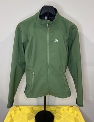 Chaqueta cortavientos Nike ACG para mujer grande negra softshell forrada de lana cremallera completa Foto 1 de 4