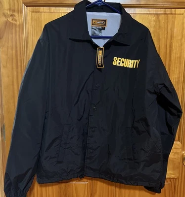 Ryno Gear Security Button Up Jacket Black Size M - Image 1 of 4