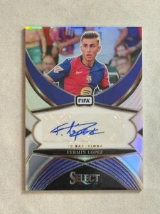 2024-25 Panini Select FIFA Silver Fermin Lopez Auto #SS-FL FC Barcelona - Picture 1 of 2