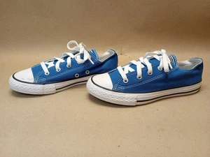 Converse Chuck Taylor All Star Low Top Blau Jugend Größe 3 Sneakers Schuhe - Bild 1 von 13