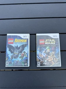 Nintendo Wii LEGO Bundle! Star Wars & Batman, - Picture 1 of 6