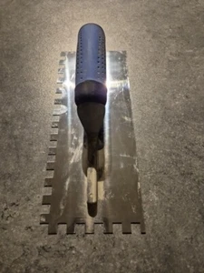 Tile adhesive Trowel Professional Stainless steel + FAST UK 🇬🇧 POST! - Picture 1 of 3