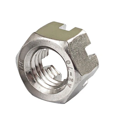 Stainless Steel Slotted Hex Castle Nut Select Size + Fine Thread