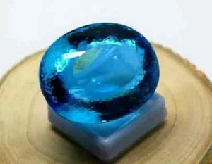 Natural Paraiba Tourmaline Certified Loose Gemstone 190 Ct Oval Shape Gemstone. - Bild 1 von 7