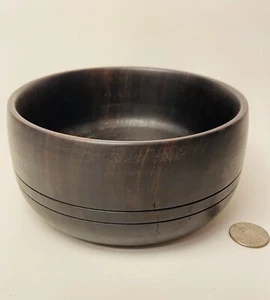 East Indian Rosewood 6x3” Highly Figure Bowl Hand Turned w/ Amazing Woodgrain - Picture 1 of 9