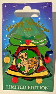 Disney Happy Holidays Art of Animation Resort Simba & Nala WDW Pin 2019 LE 2000 - Bild 1 von 6