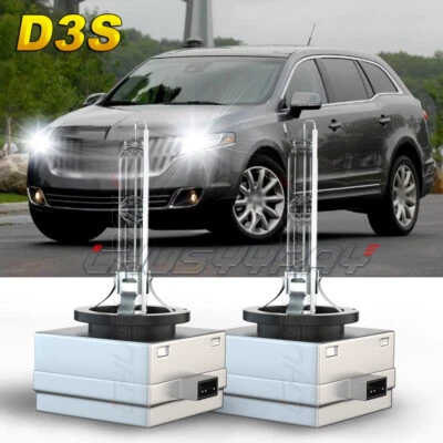 Pair D3S Combo HID Headlight Bulbs Hi Low Beam For Lincoln MKS MKT MKX 2011-2016 - Изображение 1 из 4