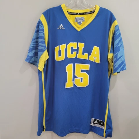 2013 Adidas UCLA Bruins #15 Sleeved Basketball Alternate Jersey Mens XL Cover
