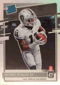 2020 Panini Donruss Football Optic Rated Rookie Preview #308: Henry Ruggs III - Picture 1 of 4