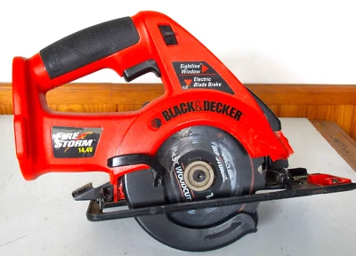 Black & Decker Fire Storm 14.4V  Cordless Circular Saw CS144 w/ Carbide Blade - Image 1 of 3
