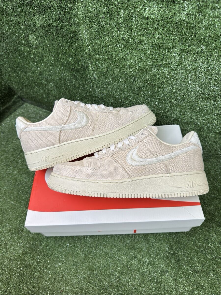 Nike Stussy x Air Force 1 Low Fossil for Sale | Authenticity Nike Stussy x Air Force 1 Low Fossil for Sale | Authenticity