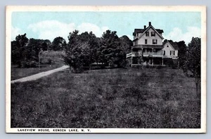 Postal K7/Kenoza Lake Nueva York década de 1920 Lakeview House 370 - Imagen 1 de 4