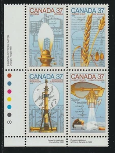 1988 Canada SC# 1209a LL - Canada Day - Plate Block M-NH Lot # 3199c - Picture 1 of 1