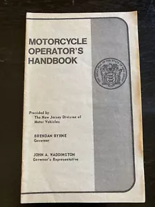 Manual del operador de motocicletas de Nueva Jersey - Imagen 1 de 3