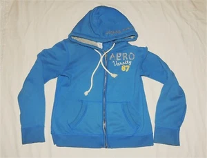 Girl's szL "Aeropostale" Zip-Up Hoodie Sweatshirt - Picture 1 of 4