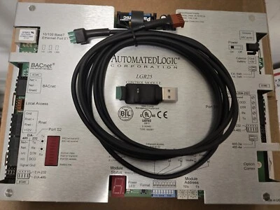 LGR25 + Rnet cable + USB-L comm tool Automated Logic ALC control module - Image 1 of 4