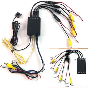 Car Parking Panoramic View Rearview 4 Way Camera Control Box System 360° Kit